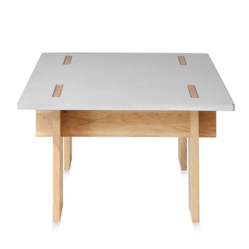 Eberhart Furniture Arnold H: 38 cm - Light Concrete / Light Oak