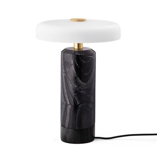 Design By Us Trip Portable Lamp H: 21 cm - Charcoal marble