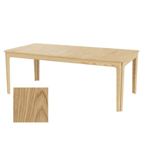 Skovby SM27 Spisebord inkl. 3 Tillægsplader L: 205-358 cm - Massiv Naturolieret Eg