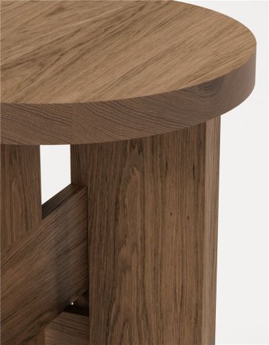 Thorup Copenhagen Mio Stool & Sidetable H: 44 cm - Dark Stained Oak