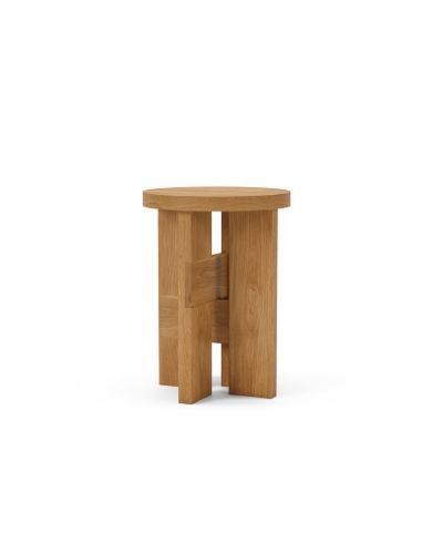 Thorup Copenhagen Mio Stool & Sidetable H: 44 cm - Solid Oiled Oak