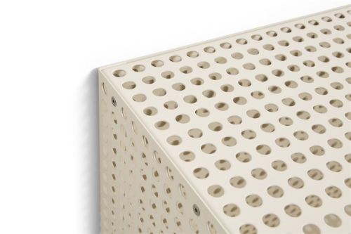 HAY Perforated Wall Cabinet Small 45x89 cm - Steel/Eggshell