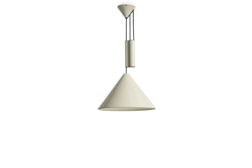 HAY Compass Adjustable Pendant 430 Ø: 43 cm - Aluminium/Oyster White 