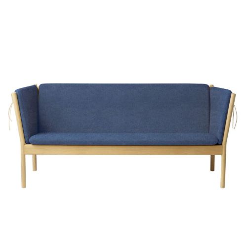 FDB Møbler J149 3 pers. Sofa Erik Ole Jørgensen L: 189,5 cm - Eg/Dark Blue