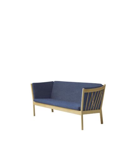 FDB Møbler J149 3 pers. Sofa Erik Ole Jørgensen L: 189,5 cm - Eg/Dark Blue