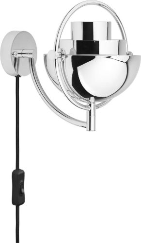 GUBI Multi-Lite Wall Lamp Ø: 15 cm - Chrome