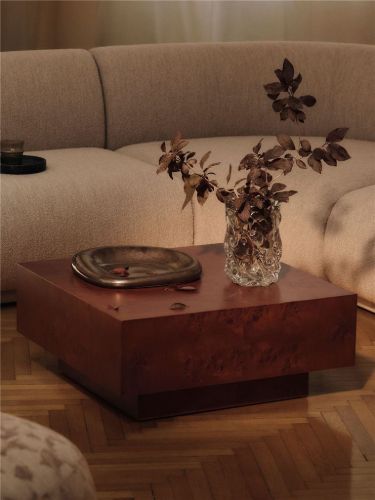 Ferm Living Bellure Centrepiece Ø: 35 cm - Sten/Rustik Bronze