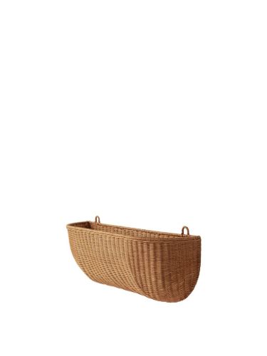 Ferm Living Braided Wall Pocket 75x14 cm - Rattan/Natural 