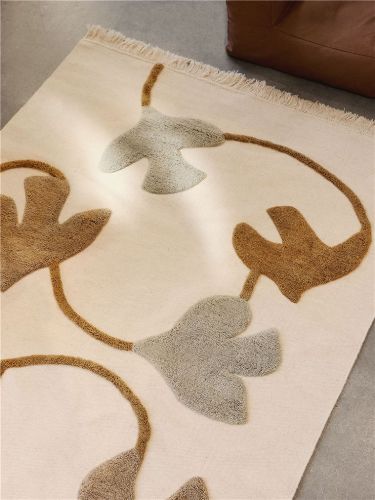 Ferm Living Swif Bird Wool Rug 140x200 cm - Uld/Multi