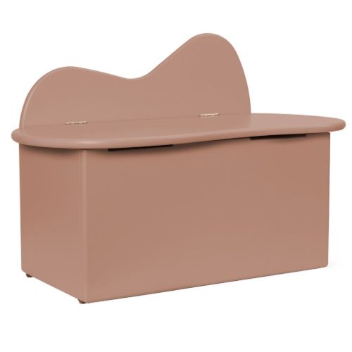 Ferm Living Slope Storage Bench B: 75 cm - Rose