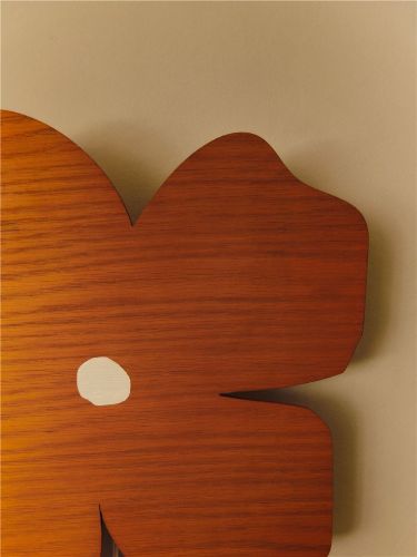 Ferm Living Poesie Lamp B: 37 cm - Eg/Brun Ler