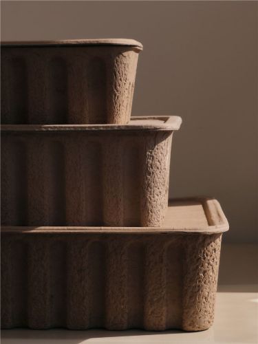 Ferm Living Paper Pulp Box Extra Large H: 15 cm - Brown 