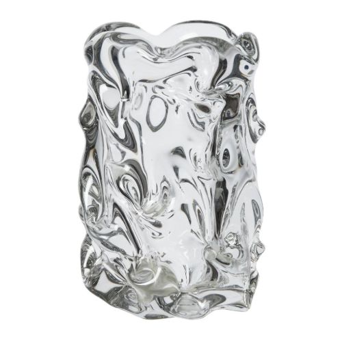 Ferm Living Virelle Vase H: 18 cm - Glass/Clear