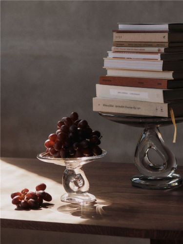 Ferm Living Damo Glass Centrepiece Ø: 21 cm - Clear Glass