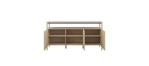 Skovby SM713 Skænk L: 177 cm - Hvidolieret Eg