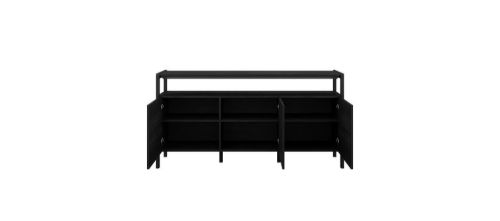 Skovby SM713 Skænk L: 177 cm - Sortlakeret Eg