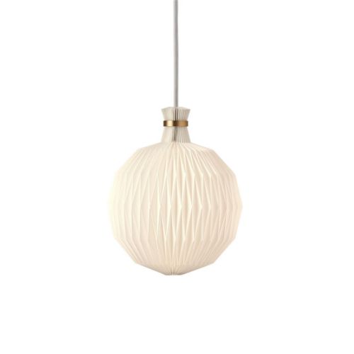 Le Klint 101 Pendant Mini Ø: 17 cm - Messing/Hvid 
