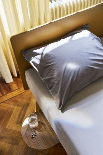 Auping Original Sengeramme 180x200cm - Aluminium/Mustard
