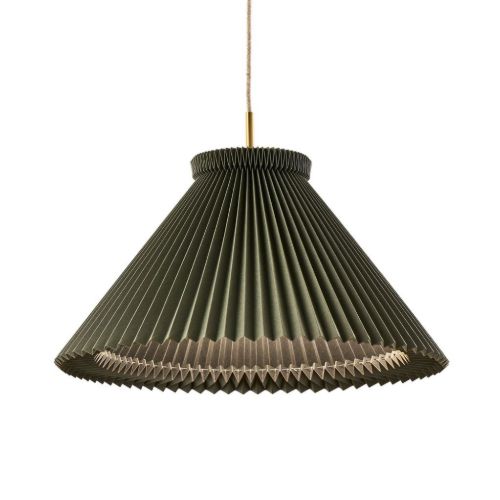 Le Klint Model 1 Lampeskærm Ø: 33 cm - Moss Green 