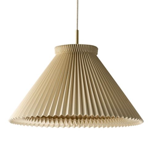 Le Klint Model 1 Lampeskærm Ø: 33 cm - Messing/Buttermilk