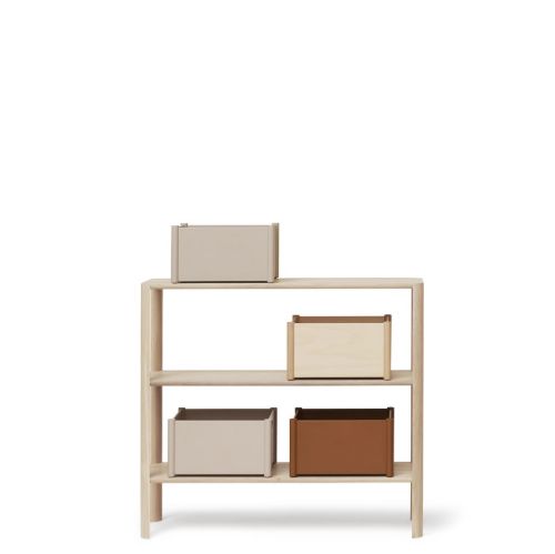 Form & Refine Leaf Shelf 1x3 L: 100 cm - White Oak
