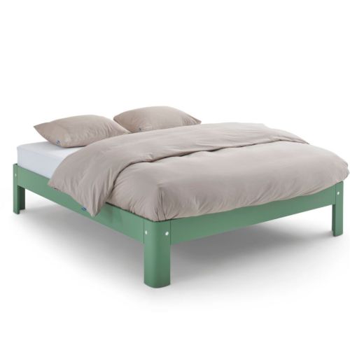 Auping Auronde Sengeramme 180x200cm - Aluminium/Pastille Green