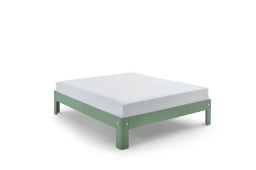 Auping Auronde Sengeramme 180x200cm - Aluminium/Pastille Green