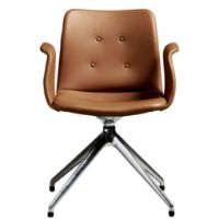 Billede af Bent Hansen Primum Armstol - Zenzo 3 223 Cognac Læder/Metalben