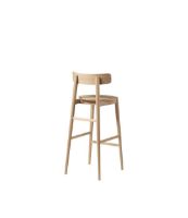 Billede af FDB Møbler J185 Øst Counterstol SH: 79,5 cm - Naturlakeret Eg