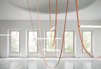 Billede af FLOS Wireline Pendant w. Dali Dimmer L: 405 cm - Pink (Kun i butik)
