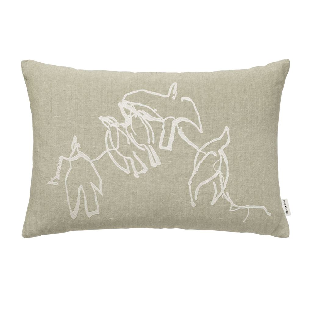Billede af Ferm Living Vuelo Cushion 60x40 cm - Elm Green 