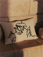 Billede af Ferm Living Vuelo Cushion 60x40 cm - Natural