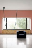 Billede af FLOS Wireline Pendant w. Dali Dimmer L: 405 cm - Forest Green (Kun i butik)