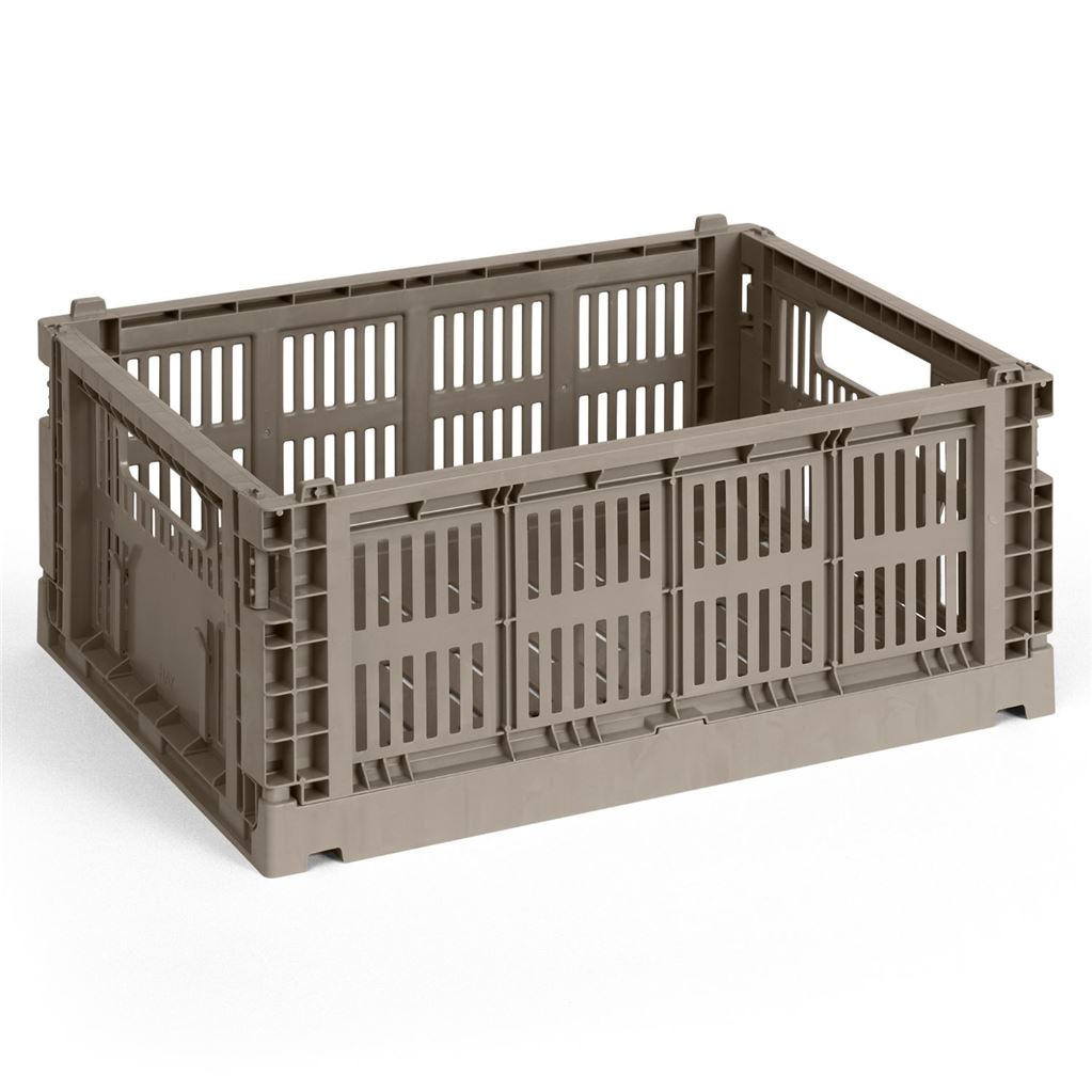 Billede af HAY Colour Crate Large L: 53 cm - Warm Grey 