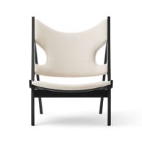 Billede af Audo Copenhagen Knitting Lounge Chair - Black Solid Oak/Barnum Bouclé 24