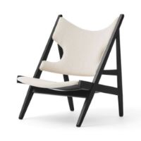 Billede af Audo Copenhagen Knitting Lounge Chair - Black Solid Oak/Barnum Bouclé 24
