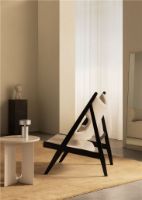 Billede af Audo Copenhagen Knitting Lounge Chair - Black Solid Oak/Barnum Bouclé 24