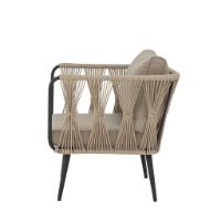 Billede af Bloomingville Pavone Loungestol Sæt af 2 stk. SH: 40 cm  - Brun