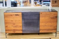 Billede af Fornestas Skænk 165x85 cm - Valnød/Metal UDSTILLINGSMODEL 