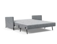 Billede af Innovation Living Cubed Sovesofa m. Armlæn L: 160 cm - Twist Granite/Mat Sort