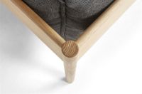 Billede af HAY Arbour 3 Seater B: 220 cm - Re-wool 198 / Oiled Waxed Solid Oak