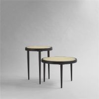 Billede af 101 Copenhagen Hako Table Low Ø: 50 cm - Burned Black UDSTILLINGSMODEL