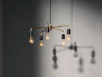 Billede af Audo Copenhagen Leonard Chandelier Ø: 46 cm - Brass   OUTLET