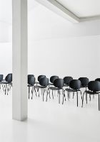 Billede af Erik Jørgensen EJ 45-S-R Taco Stol - Sort Læder UDSTILLINGSMODEL 