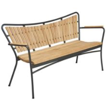 Billede af Mandalay Marguerit Havebænk L: 143 cm – Teak/Antracit
