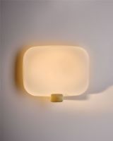 Billede af DCW Editions Light Me Tender Horizontal H: 25 cm - Aluminium/Hvid Glas 