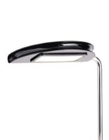 Billede af DCW Editions Mezzaluna Floor Lamp H: 210 cm - Hvid Marmor/Sort Lampeskærm