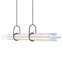 Billede af DCW Editions NL12 Lampe B: 130 cm - Hvid Glas
