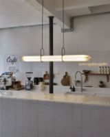 Billede af DCW Editions NL12 Lampe B: 130 cm - Hvid Glas