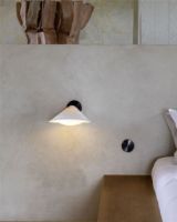 Billede af DCW Editions Plume Væglampe L: 30 cm - Hvid Porcelæn 